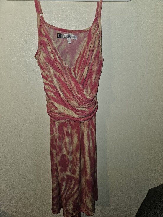 Jennifer Lopez Dresses & Skirts - Jennifer Lopez Womans Spaghetti Strap Tie Back Dress Size L